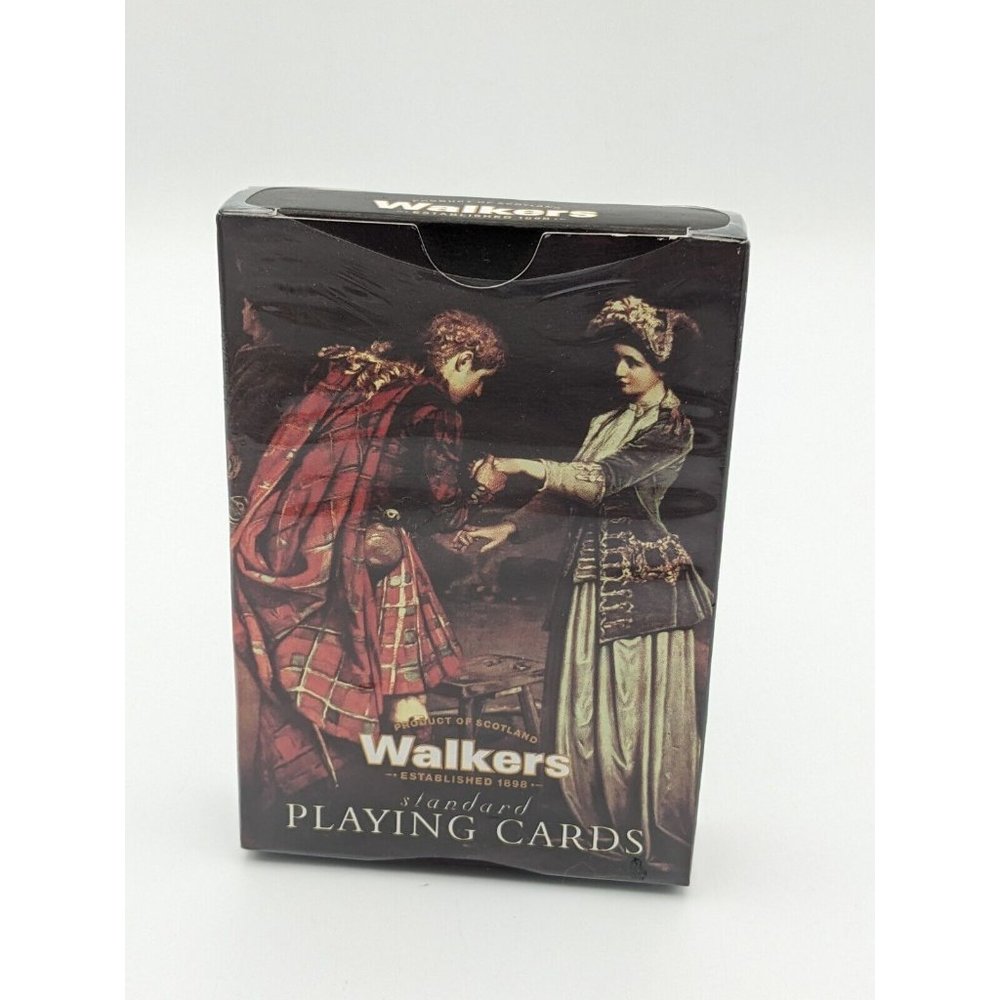 Vintage Walkers PLAYING CARDS Shortbread Scotland Advertising Standard Deck Seal